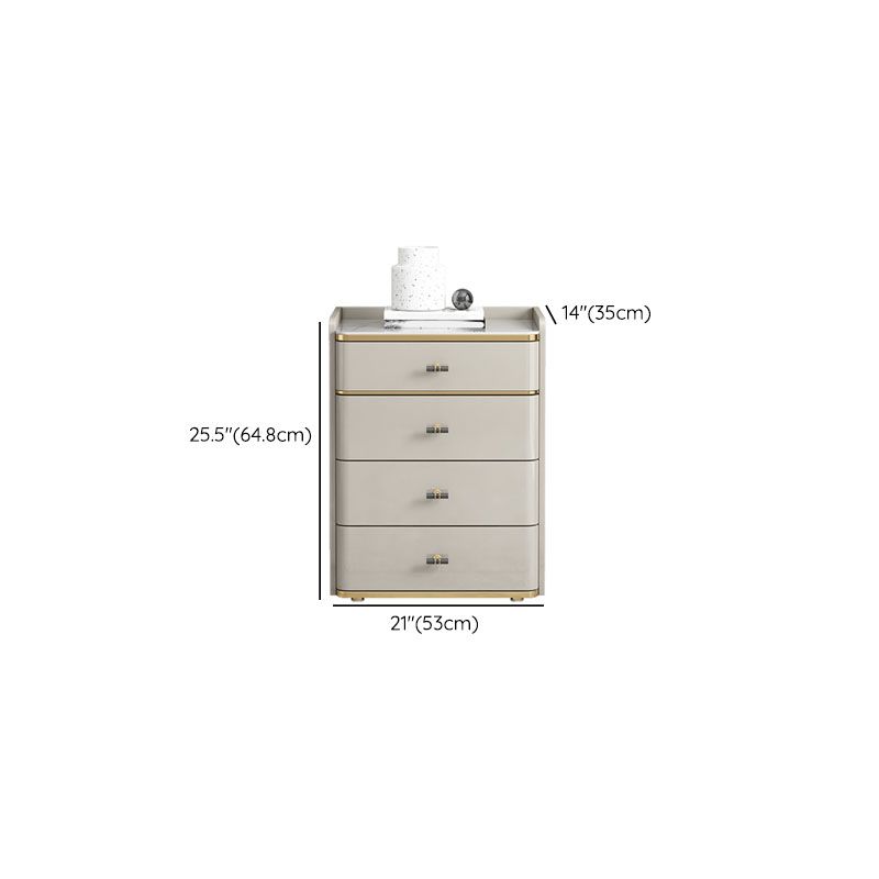 ストーントップチェストドレッサーモダンスタイルのストレージチェストドレッサーベッドルーム