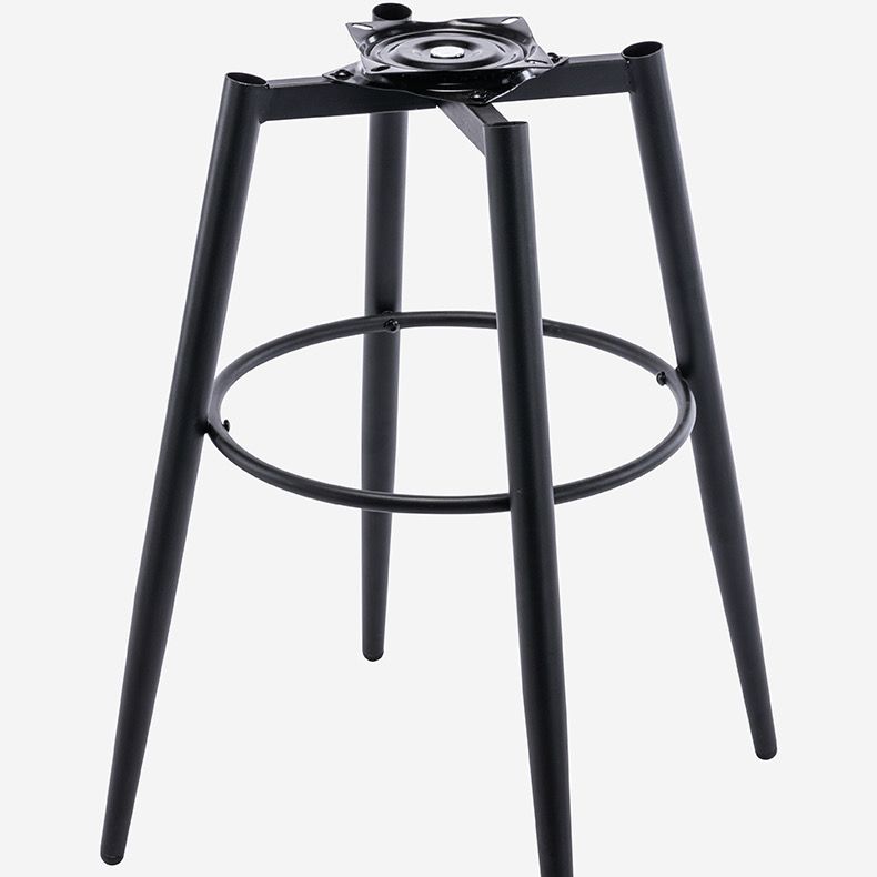 Moderner Low Rücken Counter Stuhl Faux Leder Armless Bar Stuhl