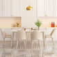 Rectangle Dining Table Contemporary 4 Legs Dining Site Table Clearhalo 'Dining Tables & Seating' 'Dining Tables' 'dining_table' 'furn' 'furn_dining_table' 'Furniture' 'Kitchen & Dining Furniture' 1200x1200_e202d0f6-a7b0-48d4-9e2f-f8ece8306286