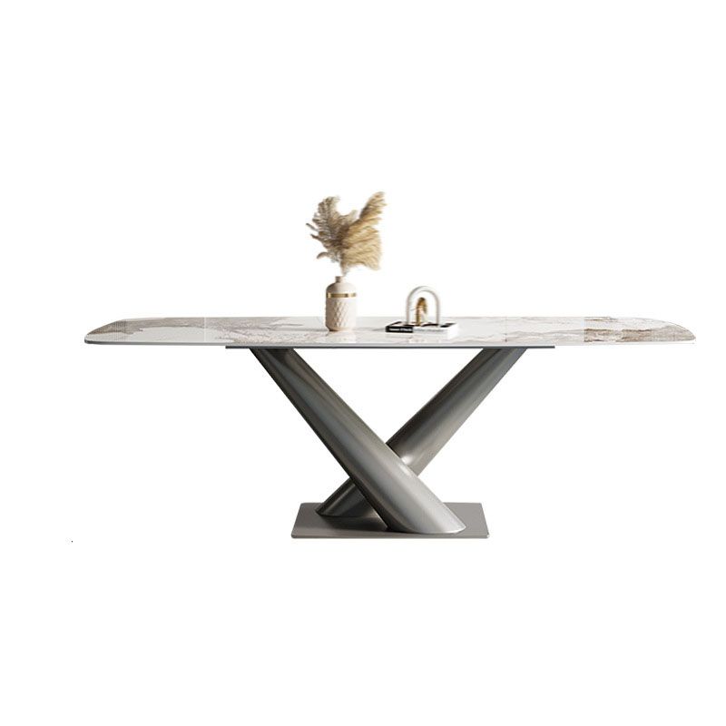 Contemporary 1/4/5/7 Pieces Dining Set Sintered Stone Dining Room Set Clearhalo 'Dining Room Sets' 'Dining Tables & Seating' 'dining_room_set' 'furn' 'furn_dining_room_set' 'Furniture' 'furniture_dining_room_set' 'Kitchen & Dining Furniture' 1200x1200_e2048591-9533-4525-a794-dd92ade28f69