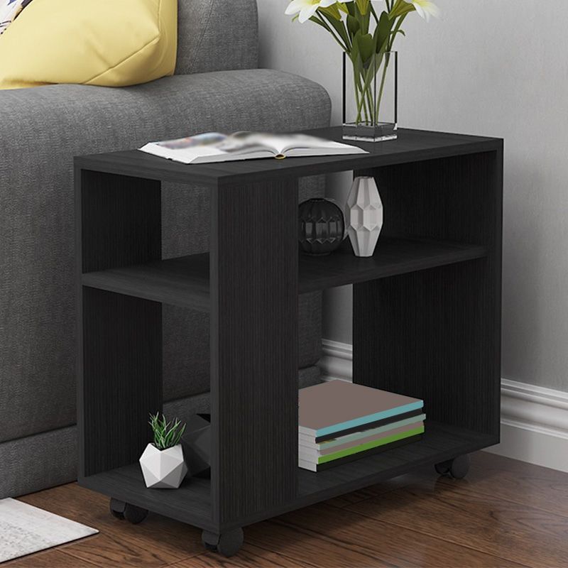 Wood Rectangular Side Table Modern Side End Table with Shelves for Living Room Clearhalo 'Coffee & Accent Tables' 'End & Side Tables' 'end_side_table' 'end_side_tables' 'furn' 'furn_end_side_tables' 'Furniture' 'furniture_end_side_table' 'Living Room Furniture' 1200x1200_e2077c70-89d9-4838-987e-74f1383c318c