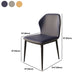 Glam Faux Leather Dining Chair Parsons Chair in Matte Finish for Brasserie Clearhalo 'Dining Chairs' 'Dining Tables & Seating' 'dining_chair' 'furn' 'furn_dining_chair' 'Furniture' 'Kitchen & Dining Furniture' 1200x1200_e2086a46-d870-4d61-b49a-d796542786ee