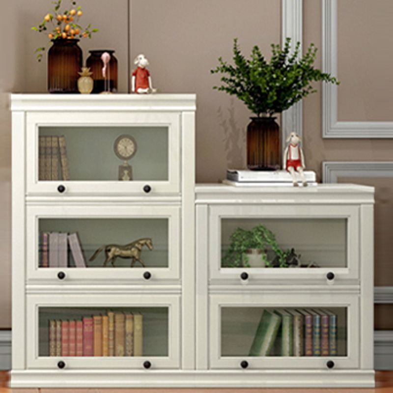 Wooden Barrister Bookcase Modern Closed Back Bookcase for Home Office Clearhalo 'Bookcases' 'Furniture' 'furniture_bookcases' 'kitchen' 'kitchen_bookcases' 'Living Room Furniture' 'Office Furniture' 1200x1200_e20a5630-13f2-4c01-a8f3-bb60e65f51ef