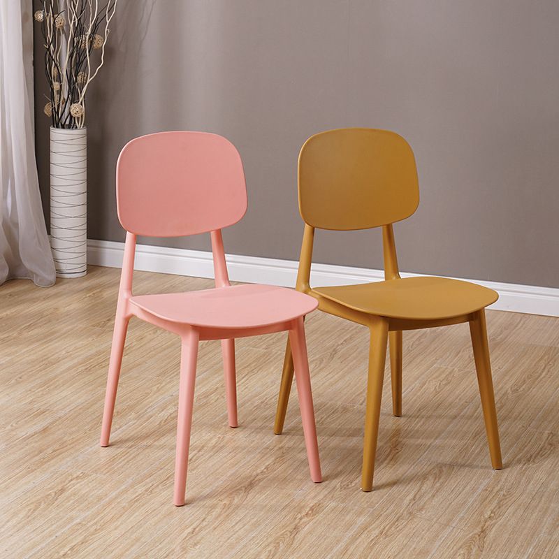Modern Style Side Chair Plastic Open Back Dining Side Chair for Indoor Clearhalo 'Dining Chairs' 'Dining Tables & Seating' 'dining_chair' 'furn' 'furn_dining_chair' 'Furniture' 'furniture_dining_chair' 'Kitchen & Dining Furniture' 1200x1200_e20c3362-ae75-4bf3-b624-cc32a4dff9bf