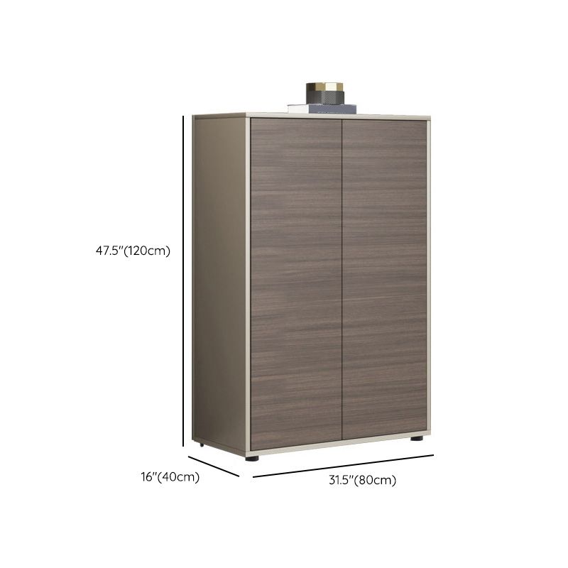 Archivo vertical escandinavo Gabinete de almacenamiento de madera Archivo de almacenamiento para la oficina en casa