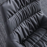 Contemporary Style Metal Dining Chair Leather Dining Armless Side Chair for Kitchen Clearhalo ' kitchen&dining_furn' 'Dining Chairs' 'Dining Tables & Seating' 'dining_chair' 'furn' 'furn_dining_chair' 'Furniture' 'furniture_dining_chair' 'Kitchen & Dining Furniture' 'kitchen' 1200x1200_e20c92da-483e-4dcf-8788-9de6bad74c92