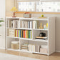Modern Wood Horizontal Book Shelf Closed Back Shelf Bookcase