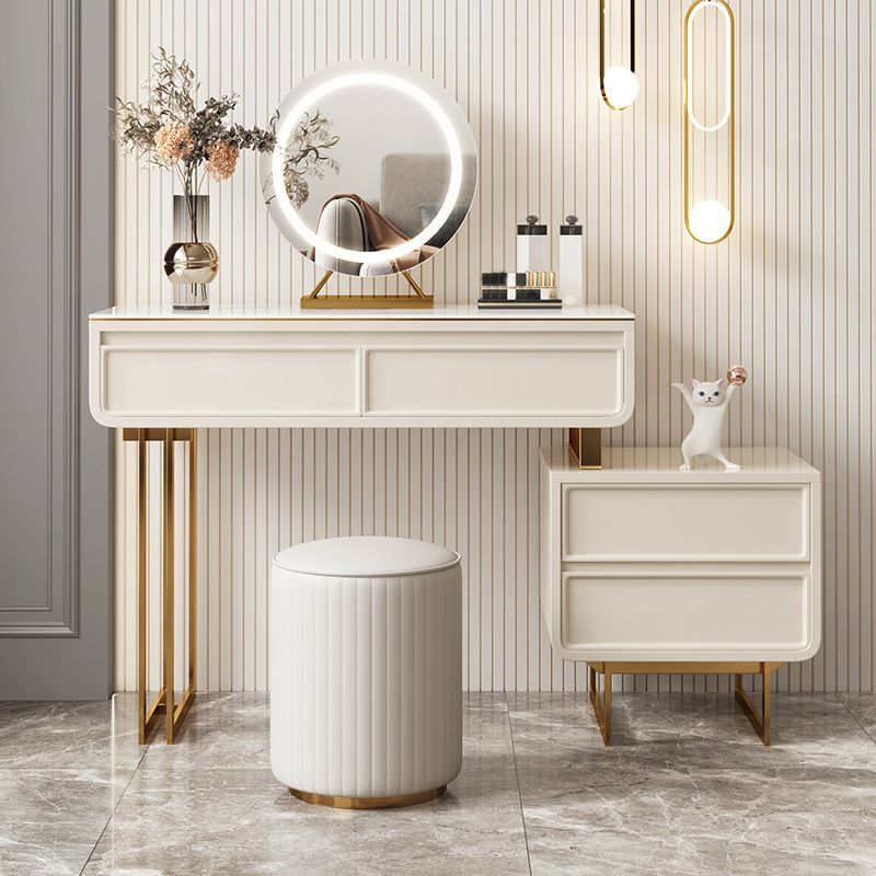 Set di vanità grigio per trucco per trucco in ardesia glam