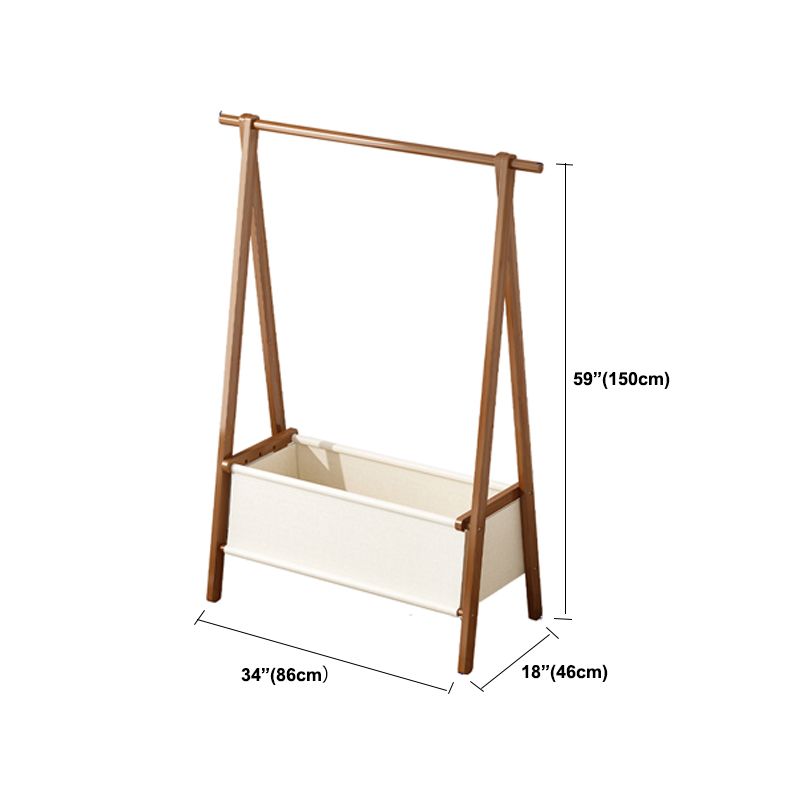 Solid Wooden Coat Rack Shelf Storage and Hanging Rail Coat Hanger Clearhalo 'Entry & Mudroom Furniture' 'furn' 'furn_hall_tree_coat_racks' 'Furniture' 'Hall Trees & Coat Racks' 'hall_tree_coat_racks' 1200x1200_e20f6a71-e9a1-43ed-9326-50a6498ee9ef
