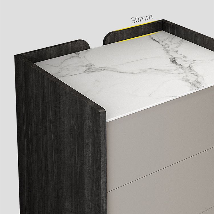 Cofre de almacenamiento de piedra tocador de cofre de almacenamiento moderno para dormitorio