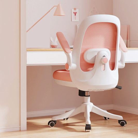 Silla giratoria moderna de brazos ajustables malla silla de oficina back office con ruedas