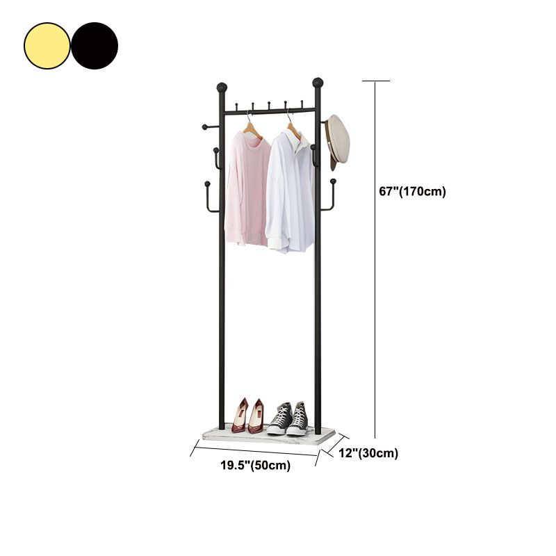 Modern Entryway Kit Metal Free Standing 5 or More Entry Hall Tree Clearhalo 'Entry & Mudroom Furniture' 'furn' 'furn_hall_tree_coat_racks' 'Furniture' 'Hall Trees & Coat Racks' 'hall_tree_coat_racks' 1200x1200_e215f664-e1d0-4e4c-9eca-fbacc233712a