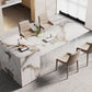 Modern Sintered Stone Dining Table Acrylic Dinner Room Kitchen Table Clearhalo 'Dining Tables & Seating' 'Dining Tables' 'dining_table' 'furn' 'furn_dining_table' 'Furniture' 'furniture_dining_table' 'Kitchen & Dining Furniture' 'kitchen' 'kitchen_dining_table' 1200x1200_e21a1e29-0555-48d1-ae6e-b9903667c550