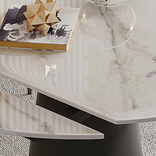 Glam Style Sintered Stone Dining Set 1/2/6/7 Pieces Dining Set for Dining Areas Clearhalo 'Dining Room Sets' 'Dining Tables & Seating' 'dining_room_set' 'furn' 'furn_dining_room_set' 'Furniture' 'furniture_dining_room_set' 'Kitchen & Dining Furniture' 1200x1200_e21c2fe6-165c-431d-af45-2c94d4f5bba5