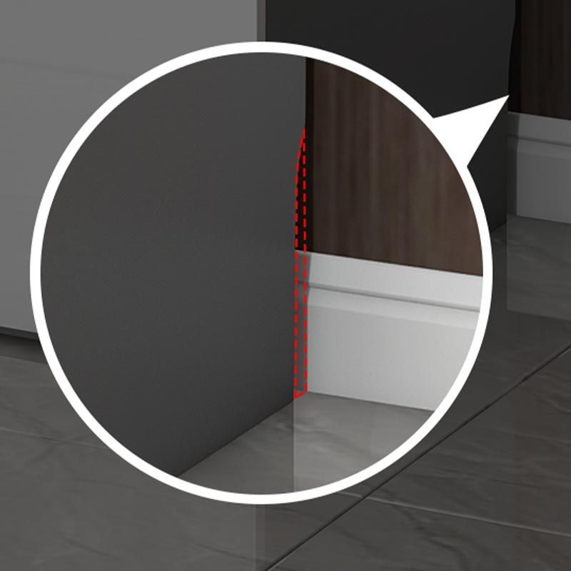 Armoire armoire de garde-robe moderne avec rail de vêtements