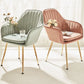 Scandinavian Bedroom Solid Back Arm Chair Velvet Matte Finish Dining Chair Clearhalo ' kitchen&dining_furn' 'Dining Chairs' 'Dining Tables & Seating' 'dining_chair' 'furn' 'furn_dining_chair' 'Furniture' 'furniture_dining_chair' 'Kitchen & Dining Furniture' 'kitchen' 1200x1200_e2208789-b307-440a-a5c6-11f008c94611