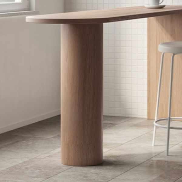 Tavolo da vino in legno massiccio di legno moderno soggiorno doppio piedistallo da bar tavolo