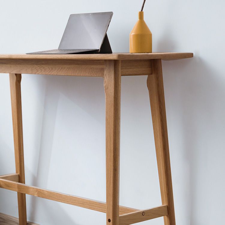 Light Brown Industrial Style Table Pine Wood Milk Tea Shop Casual Bar Table Clearhalo 'Bar Furniture' 'Bar Tables' 'bar_tables' 'furn' 'furn_bar_tables' 'Furniture' 'furniture_bar_tables' 'Kitchen & Dining Furniture' 1200x1200_e224abcd-23f9-49eb-a08f-5ff3be561f3d