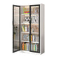 Modern Metal Storage Cabinet Glass Doors Display Cabinet with Lighting Clearhalo 'Display & China Cabinets' 'display_china_cabinets' 'furn' 'furn_display_china_cabinets' 'Furniture' 'Kitchen & Dining Furniture' 1200x1200_e2251429-6079-4d70-8dbb-410d2af12b89