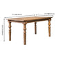 Farmhouse Style Solid Wood Dining Set with Rectangle Shape Table and 4 Legs Base for Home Use Clearhalo 'Dining Room Sets' 'Dining Tables & Seating' 'dining_room_set' 'Furniture' 'furniture_dining_room_set' 'Kitchen & Dining Furniture' 'kitchen&dining_furn' 'kitchen' 1200x1200_e225e751-d651-46a6-a622-c7723446e33a