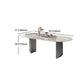 Modern Oval Sintered Stone Dining Table Set 1/4/5/7 Pieces Dining Set for Home Use