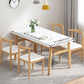Standard Wooden Dining Room Set with Light Brown Wood Legs for Dining Furniture Clearhalo 'Dining Room Sets' 'Dining Tables & Seating' 'dining_room_set' 'furn' 'furn_dining_room_set' 'Furniture' 'furniture_dining_room_set' 'Kitchen & Dining Furniture' 'kitchen&dining_furn' 'kitchen' 1200x1200_e2286285-cd14-4039-8612-b81224c8da33