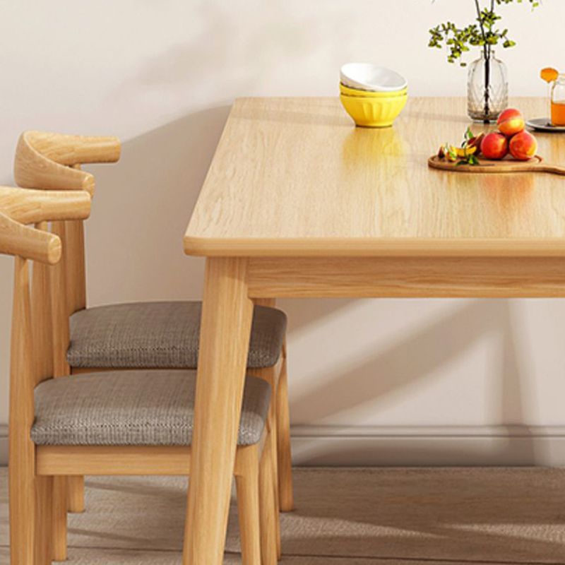 Contemporary 1/4/5 Pieces Dining Table Rectangle Wood Furniture for Restaurant Clearhalo 'Dining Room Sets' 'Dining Tables & Seating' 'dining_room_set' 'furn' 'furn_dining_room_set' 'Furniture' 'Kitchen & Dining Furniture' 1200x1200_e2289de0-d781-4f92-8b7f-b70400b6d7db