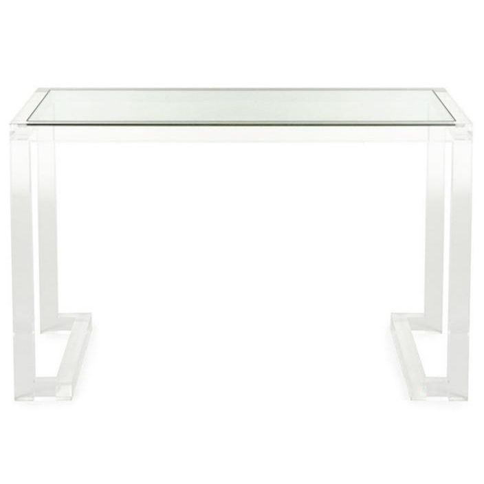 Acrylic Contemporary Rectangular Dining Table Clear Glass Table for Dining Room Clearhalo ' dining_table' 'Dining Tables & Seating' 'Dining Tables' 'furn' 'furn_dining_table' 'Furniture' 'furniture_dining_table' 'Kitchen & Dining Furniture' 'kitchen&dining_furn' 'kitchen' 'kitchen_dining_table' 1200x1200_e22943e6-bfca-47ab-9fa1-f6d8b5c53f16