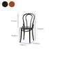 Industrial Style Side Chair Wooden Dining Chair for Living Room