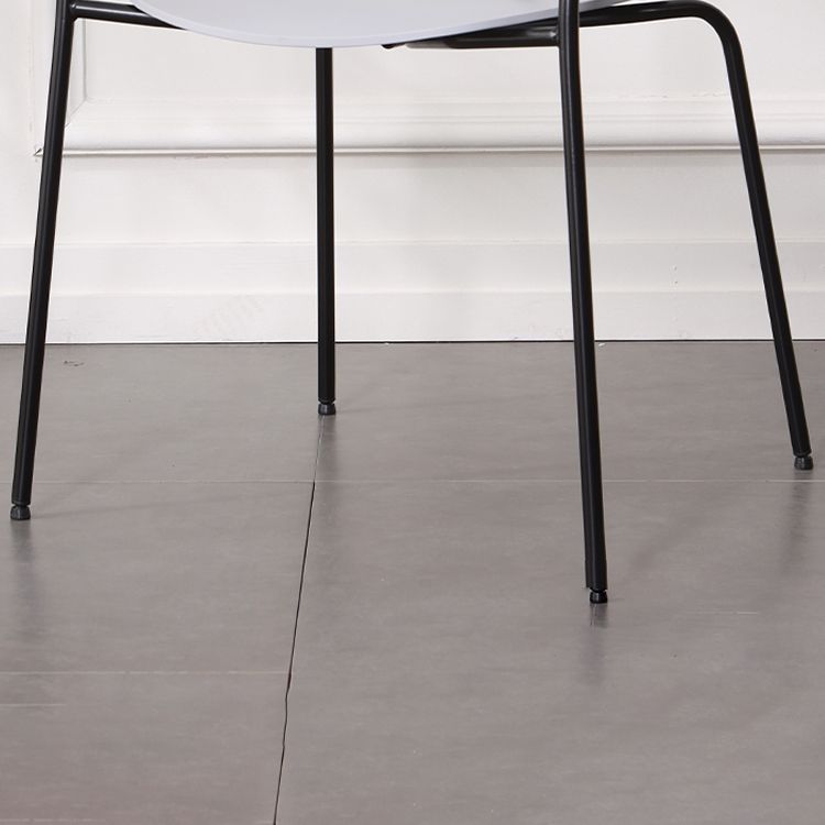 Modern Milk Tea Shop Open Back Side Chair Wood Dining Chair with Black Legs Clearhalo ' kitchen&dining_furn' 'Dining Chairs' 'Dining Tables & Seating' 'dining_chair' 'furn' 'furn_dining_chair' 'Furniture' 'furniture_dining_chair' 'Kitchen & Dining Furniture' 'kitchen' 1200x1200_e22f2938-5f95-41c6-9bd7-0f2a04d40e45