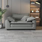 Stain Resistant Sofa Couch Square Arm Sofa Set with Pillows in Grey Clearhalo 'furn' 'furn_sofas' 'Furniture' 'Living Room Furniture' 'Sofa' 'sofas' 1200x1200_e231176b-f5b8-40f4-a915-3784730ecbca