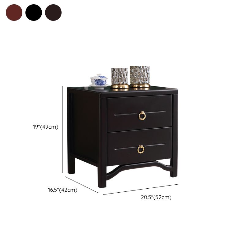 Traditional Accent Table Nightstand Antique Finish Drawer Storage Bed Nightstand Clearhalo 'Bedroom Furniture' 'furn' 'furn_night_stand' 'Furniture' 'night_stand' 'Nightstands' 1200x1200_e232b30a-dea0-444b-bb61-af31bc9d5464