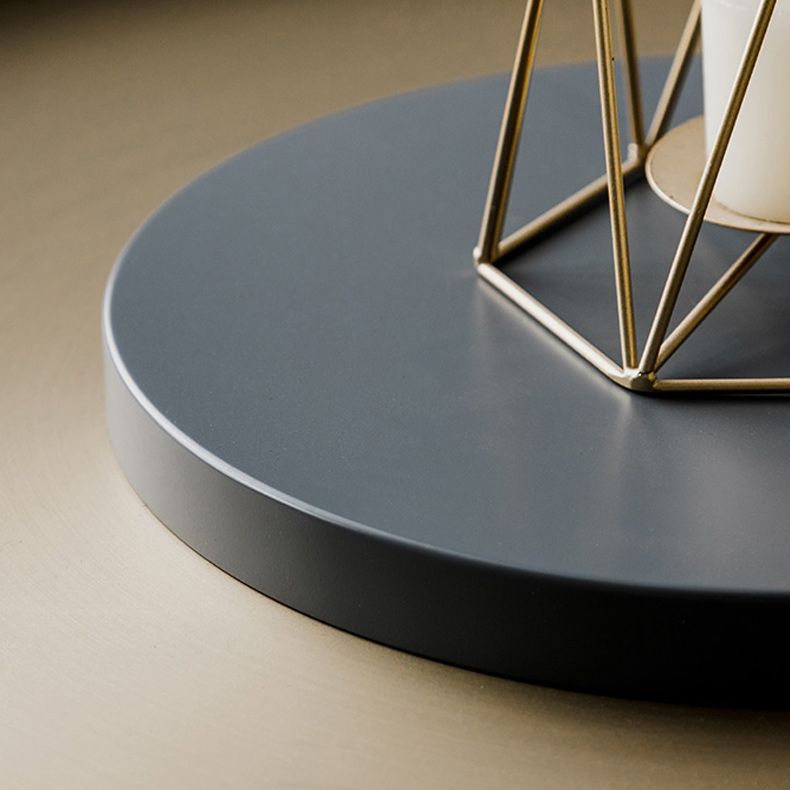 Mesa al final del pedestal de mediados de siglo Mesa lateral redonda para sala de estar