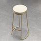 Contemporary Metal Barstool Faux Leather Backless Counter Stool with Iorn 4 Legs Clearhalo 'Bar Furniture' 'Bar Stools' 'bar_stools' 'furn' 'furn_bar_stools' 'Furniture' 'Kitchen & Dining Furniture' 1200x1200_e235ea76-d417-4a18-b6b2-a70de1577d51