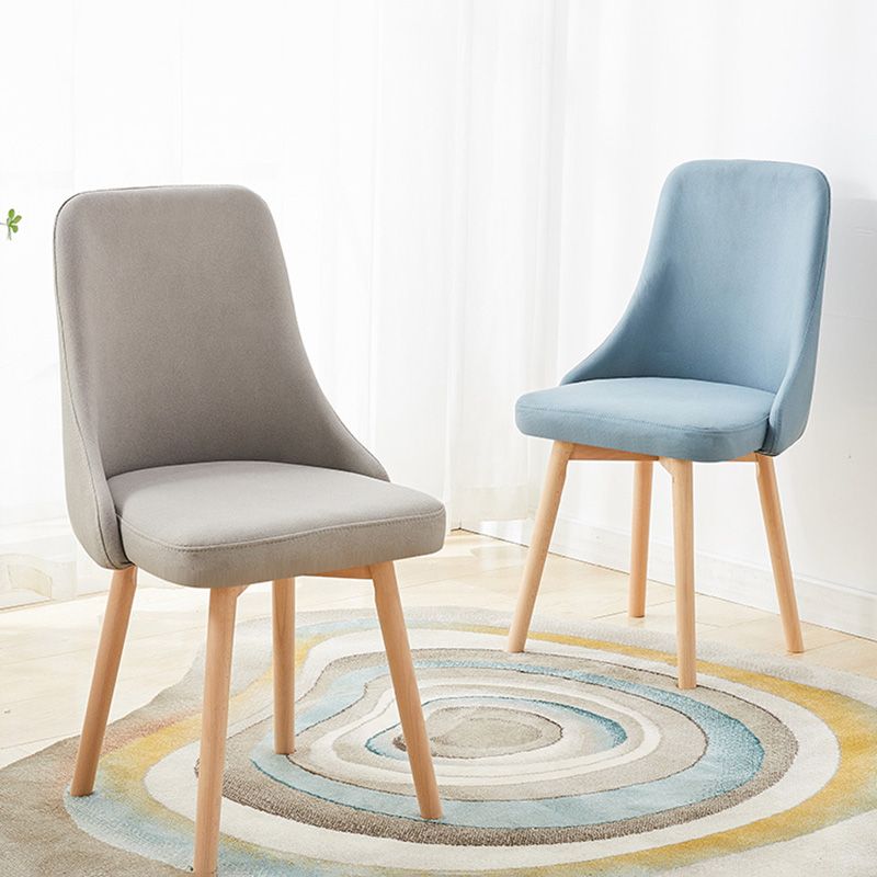 Modern Wooden Dining Side Chair Parsons Dining Armless Chair for Restaurant Clearhalo ' kitchen&dining_furn' 'Dining Chairs' 'Dining Tables & Seating' 'dining_chair' 'furn' 'furn_dining_chair' 'Furniture' 'furniture_dining_chair' 'Kitchen & Dining Furniture' 'kitchen' 1200x1200_e2362730-9626-4f55-91c1-460781800790