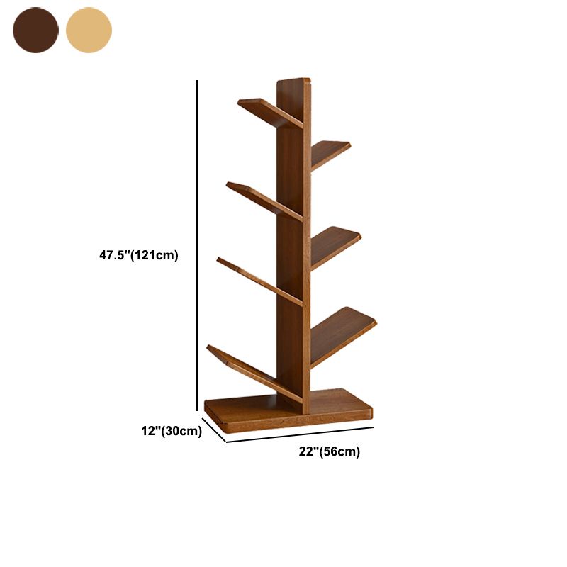 Modern Wood Bookshelf Geometric Vertical Open Shelf Bookcase Clearhalo 'Bookcases' 'furn' 'furn_bookcases' 'Furniture' 'Office Furniture' 1200x1200_e23869e6-db7d-41f2-952c-baab1d5ead4c