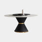 Glam Sintered Stone Top Kitchen Dining Table Round Shape Dining Table with Pedestal Base Clearhalo ' dining_table' 'Dining Tables & Seating' 'Dining Tables' 'furn' 'furn_dining_table' 'Furniture' 'furniture_dining_table' 'Kitchen & Dining Furniture' 'kitchen&dining_furn' 'kitchen' 'kitchen_dining_table' 1200x1200_e23b2898-afb7-4bde-932c-3349094dbfa7