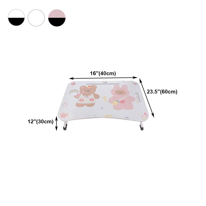 Contemporary Dormitory Writing Desk Free Form Folding Desk with Sled Base Clearhalo 'furn' 'furn_office_desk' 'Furniture' 'Office Desks' 'Office Furniture' 'office_desk' 1200x1200_e23bcf6d-e384-474e-96e1-71a6ebd63445