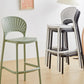 Modern Style Plastic Bar Stool with Footrest Low Back Outdoor Stackable Bar Stool Clearhalo 'Bar Furniture' 'Bar Stools' 'bar_stools' 'furn' 'furn_bar_stools' 'furniture_bar_stools' 'Kitchen & Dining Furniture' 'kitchen&dining_furn' 'kitchen' 'kitchen_furn' Furniture' 1200x1200_e23c6c0e-1547-4f8c-9d4c-6a55a5e08f70