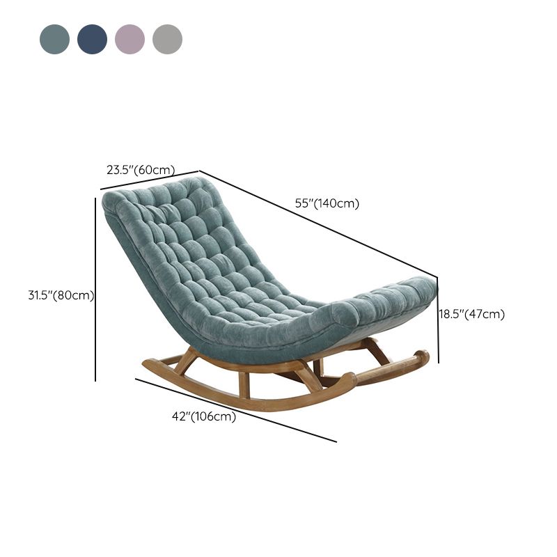 Chaise à bascule intérieure contemporaine chaise à bascule canapé avec ottoman