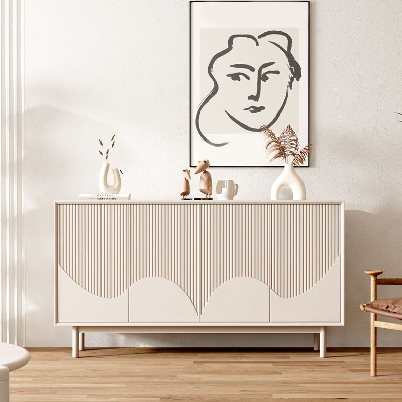 Cuffet da pranzo in legno moderno e contemporaneo con armadi