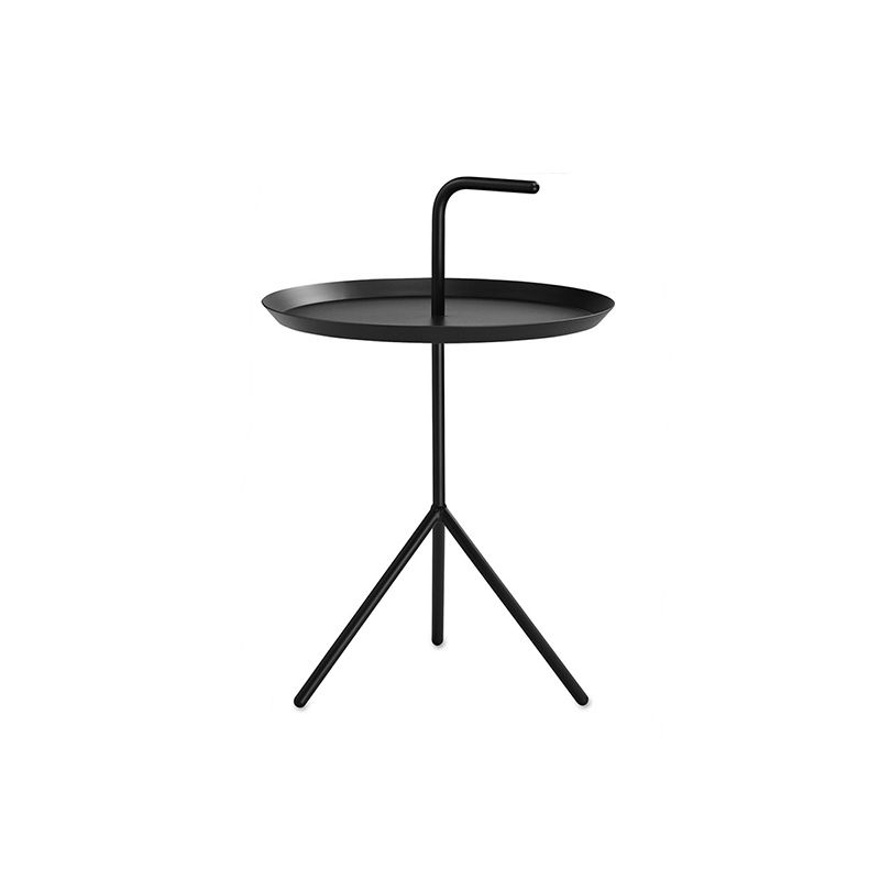 21.6"/25.5" Tall Metal Pedestal End Table Round Tray Top Side End Table Clearhalo 'Coffee & Accent Tables' 'End & Side Tables' 'end_side_table' 'Furniture' 'furniture_end_side_table' 'Living Room Furniture' 1200x1200_e23eb1cd-9f9d-4c4f-a551-2cf6d29144c6