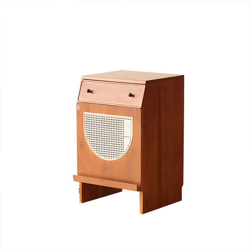 Wood Modern 33" Tall Soft Close Drawers Accent Cabinet with Doors