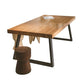 Rectangle Double Pedestal Table Industrial Solid Wood Kitchen Desk Clearhalo 'Dining Tables & Seating' 'Dining Tables' 'dining_table' 'furn' 'furn_dining_table' 'Furniture' 'Kitchen & Dining Furniture' 1200x1200_e241ec14-36fe-48e8-8f67-a5140ebdd134