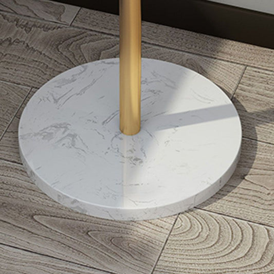 Glam metallo metallico rastrellino senza piedi con ganci per cappotto