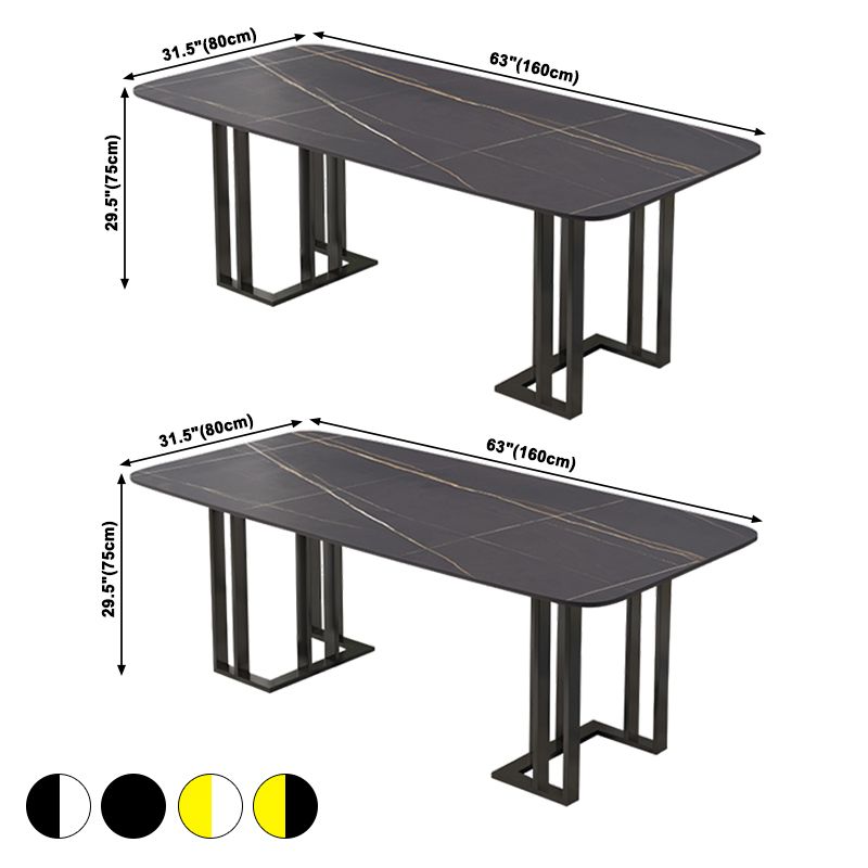 Traditional Luxury Dining Table Marble Dining Site Table for Dining Room Clearhalo ' dining_table' 'Dining Tables & Seating' 'Dining Tables' 'furn' 'furn_dining_table' 'Furniture' 'furniture_dining_table' 'Kitchen & Dining Furniture' 'kitchen&dining_furn' 'kitchen' 'kitchen_dining_table' 1200x1200_e2446691-fbce-477a-a81d-1d4b7e97cdc0
