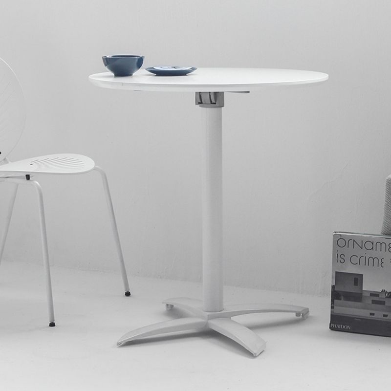 Modern Pedestal Wooden Coffee Table Round Top Shape Folding Cocktail Table Clearhalo 'Coffee & Accent Tables' 'Coffee Tables' 'coffee_tables' 'furn' 'furn_coffee_tables' 'Furniture' 'Living Room Furniture' 1200x1200_e24481f9-0627-453e-9f7c-599eb660f311