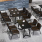 Industrial Black Dinner Room Kitchen Table Sled Base Table for Dining Room Clearhalo ' dining_table' 'Dining Tables & Seating' 'Dining Tables' 'furn' 'furn_dining_table' 'Furniture' 'furniture_dining_table' 'Kitchen & Dining Furniture' 'kitchen&dining_furn' 'kitchen' 'kitchen_dining_table' 1200x1200_e246be24-de2c-42a3-95da-681de6dd5300