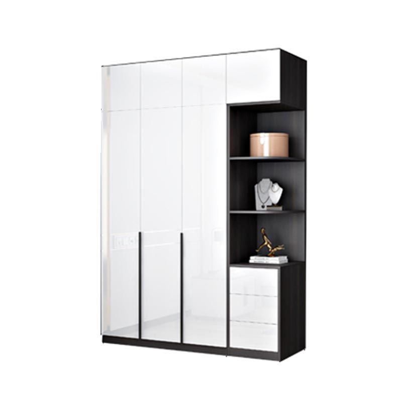 Coupe de tissu moderne en bois blanc inclus le placard de garde-robe pour la maison