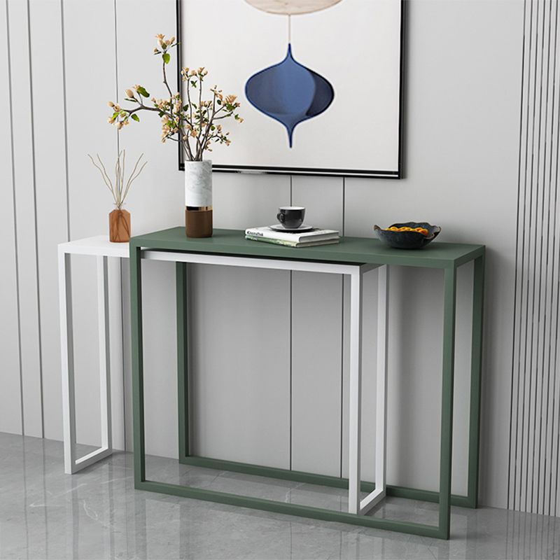 Tavolo console a base di slitte, 11,8 "W Ironcraft Modern Sother Console Table